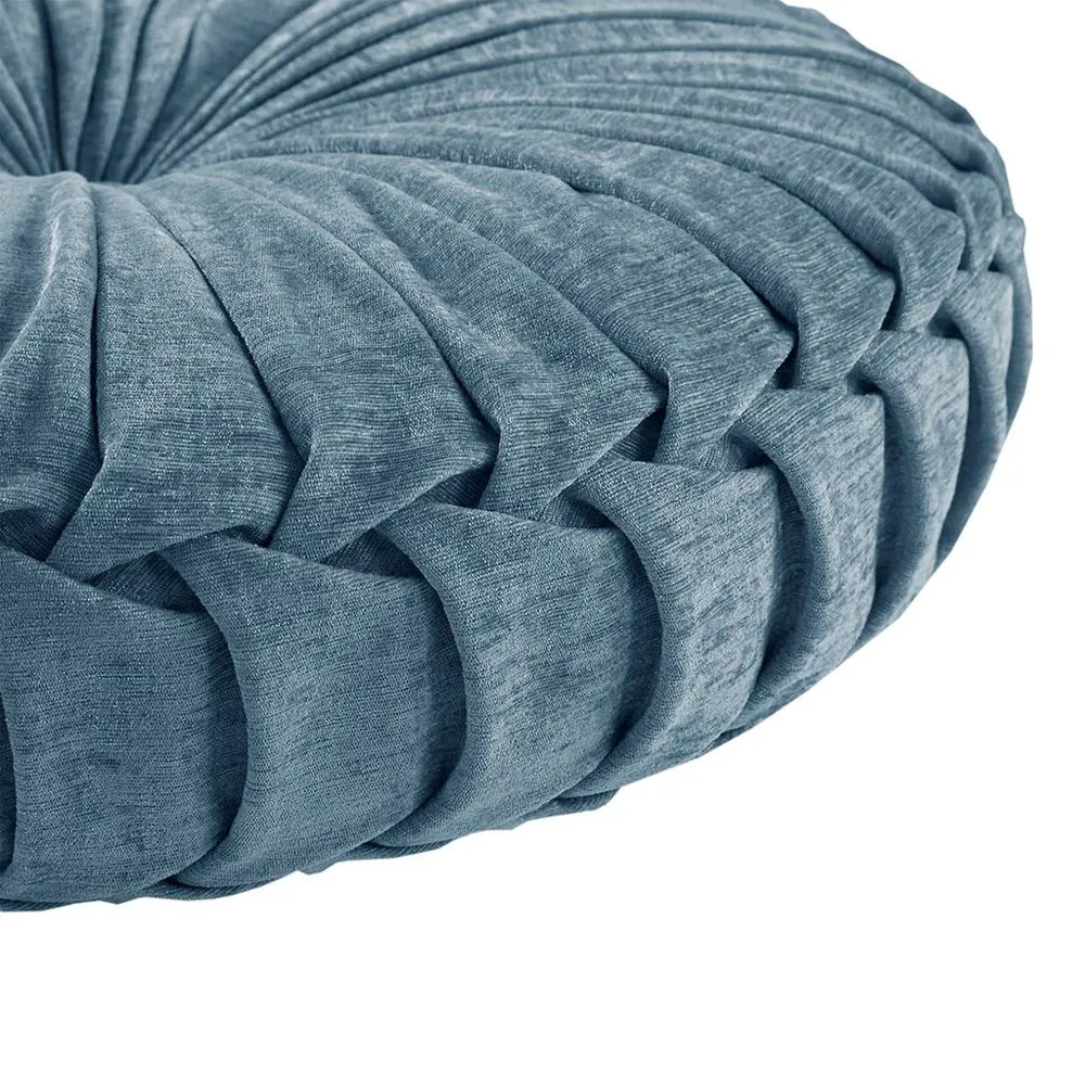 100% Polyester Chenille Round Floor Pillow Cushion, ID31-2033