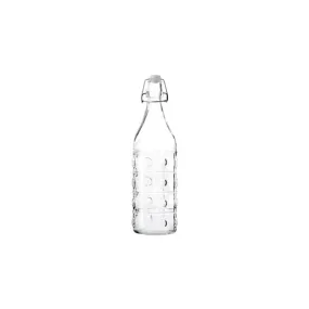 1000Ml Beverage Glass Storage Bottle Flip Top