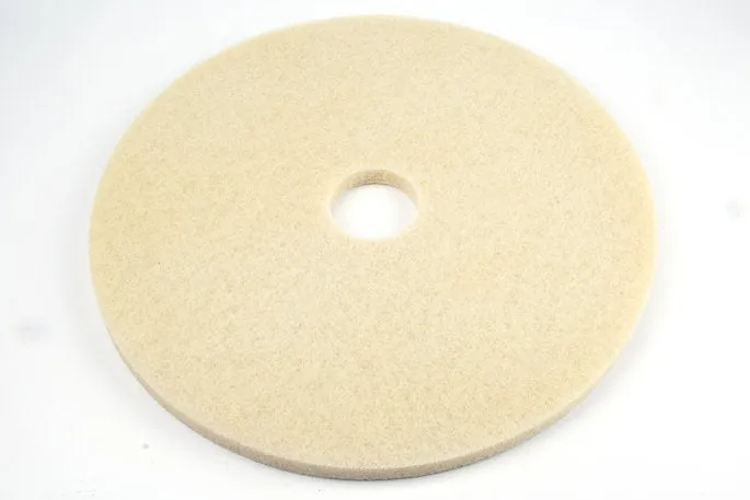 14" White Burnishing Pad (Pack of 5)