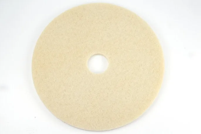 14" White Burnishing Pad (Pack of 5)