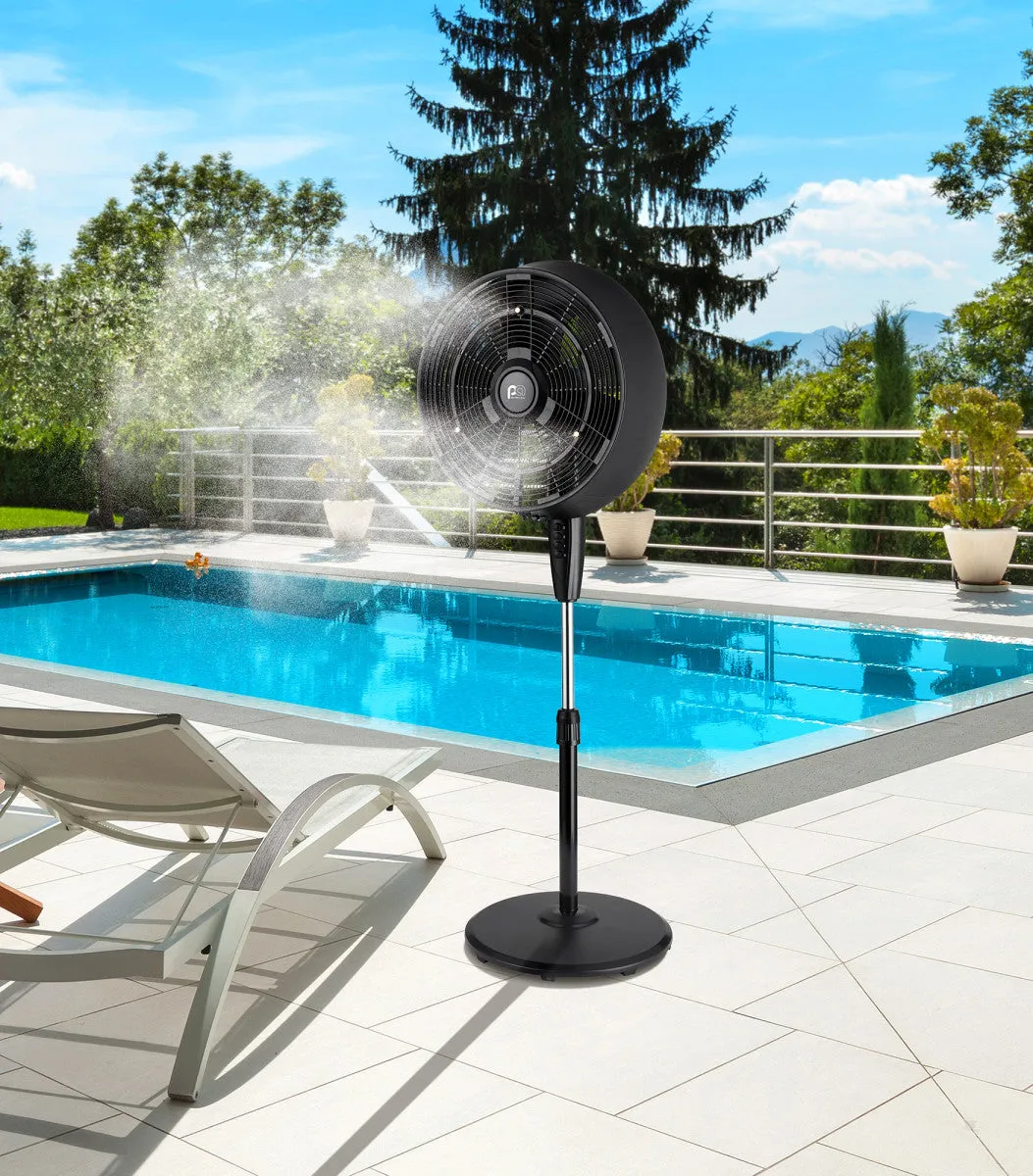 18" Outdoor Misting Fan, 2400 CFM