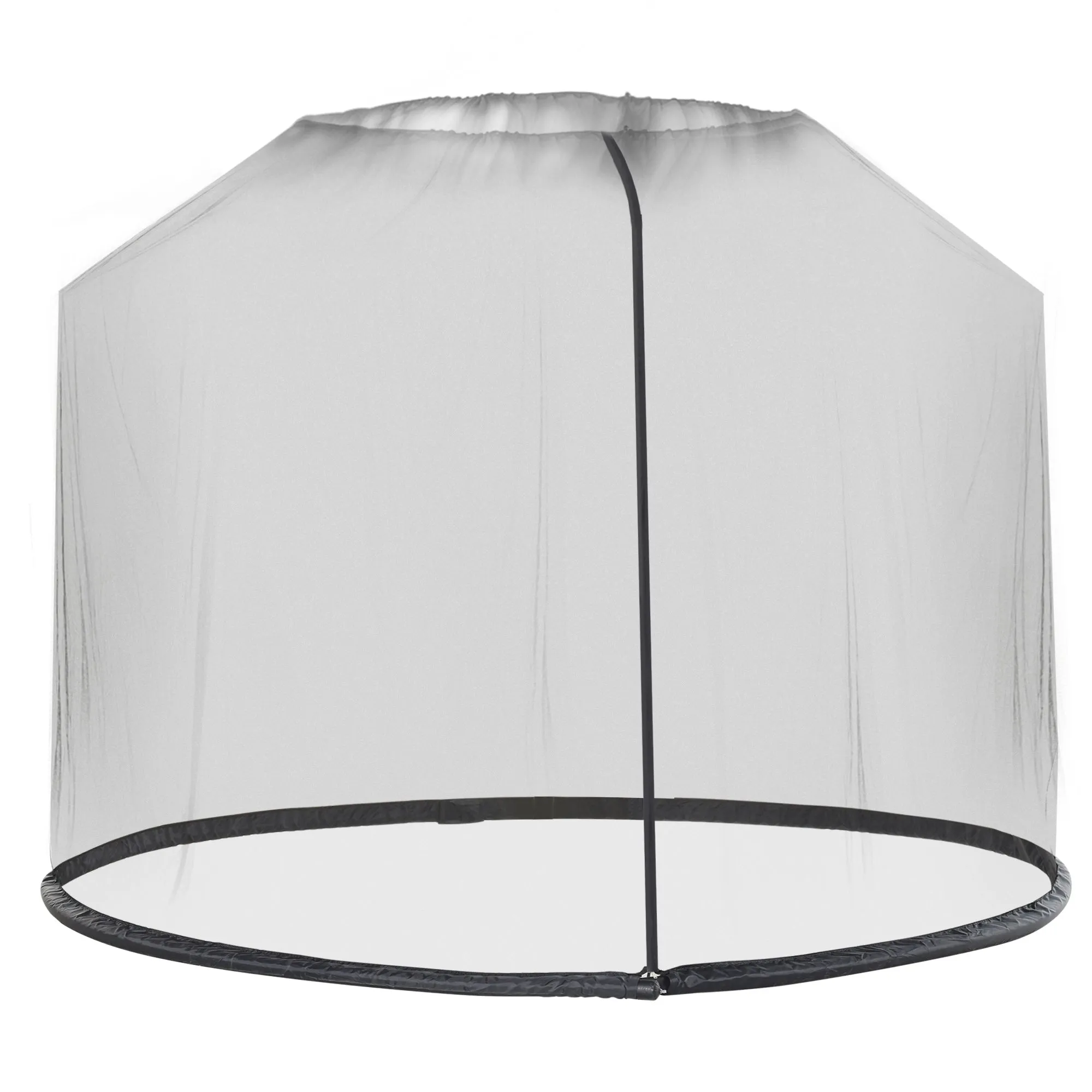 2.3m Umbrella Table Screen Outdoor Patio Cover Mosquito Insect Net Zipped Door