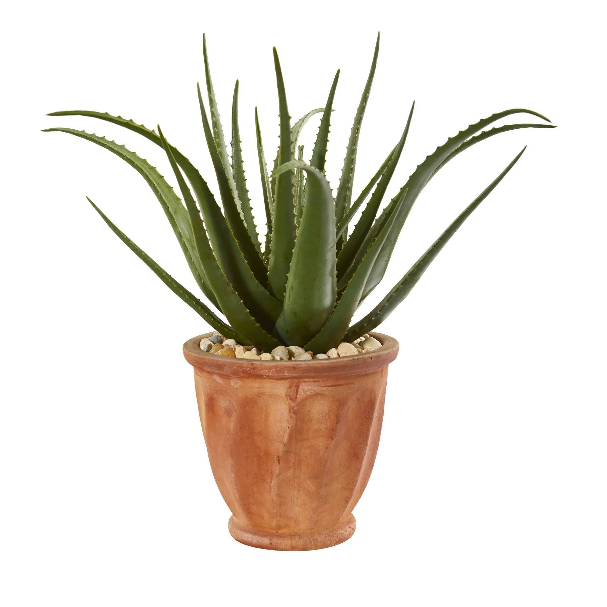 27” Aloe Artificial Plant in Terra-cotta Planter