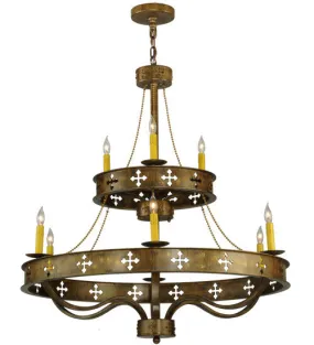 2nd Avenue Byzantine 202258-11 Chandelier Light - Brushed Gold