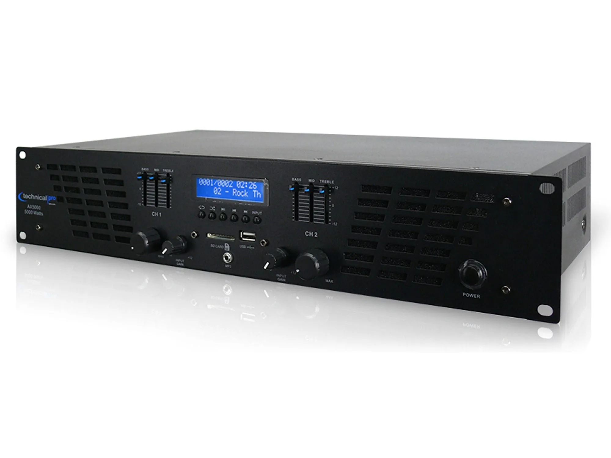 2U Pro 2CH Power Amplifier