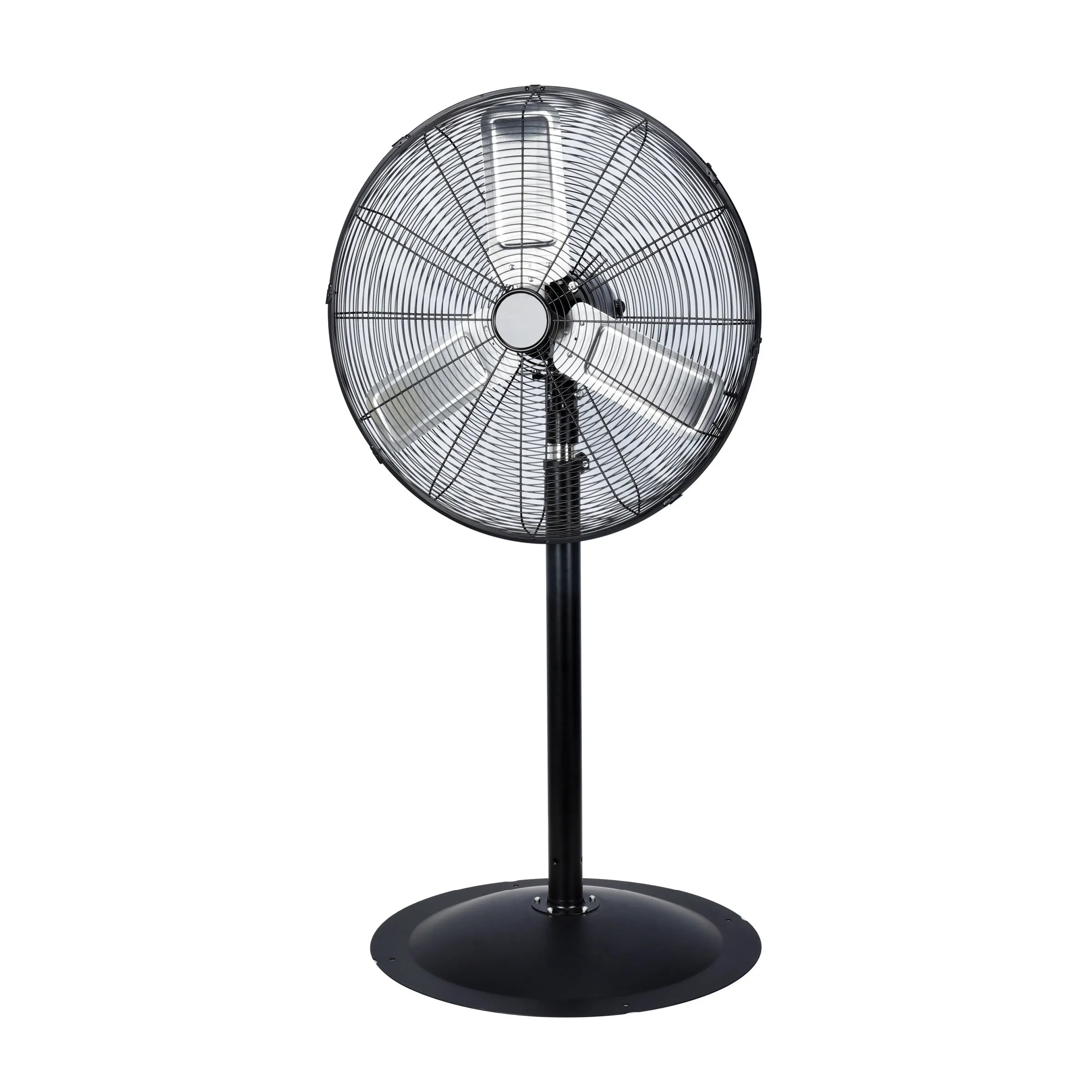 30” High-Velocity Oscillating Pedestal Fan with Industrial-Grade Aluminum Blades