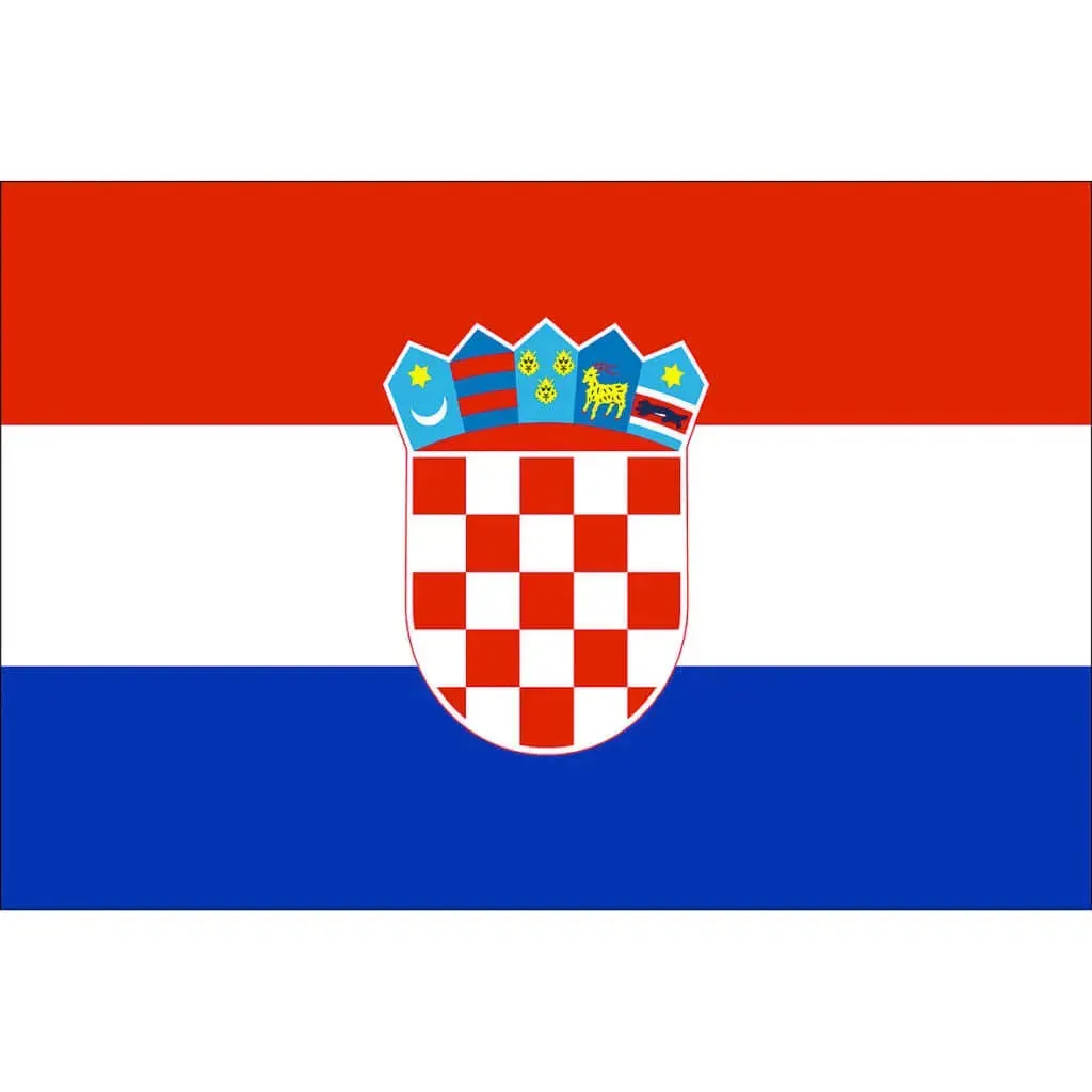 3x5 Country Flag - Croatia