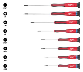 48-22-2614 Milwaukee Precision Phillips Slotted Screwdriver Set - 8PC