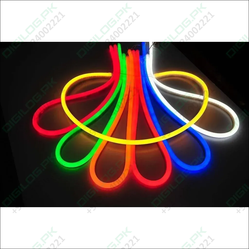 50 Meter 12v Neon Rope Light In Pakistan Red, Green Blue, White, Pink