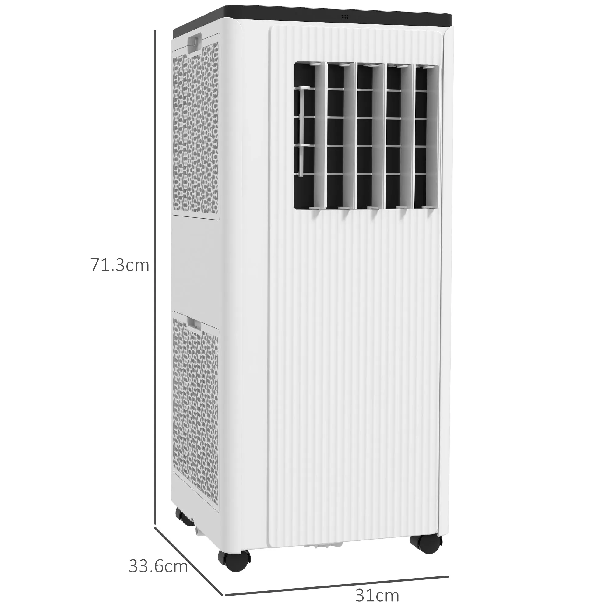 7,000 BTU Mobile Air Conditioner, 15m¬≤, Smart Home WiFi, with Dehumidifier, Fan, 24H Timer, Window Kit, White