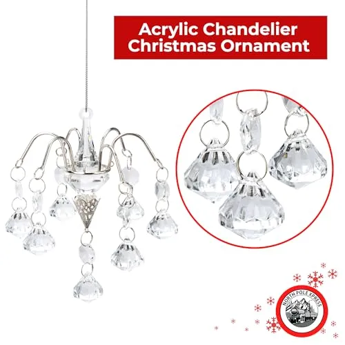 Acrylic Chandelier Christmas Ornament