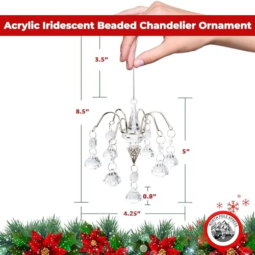 Acrylic Chandelier Christmas Ornament