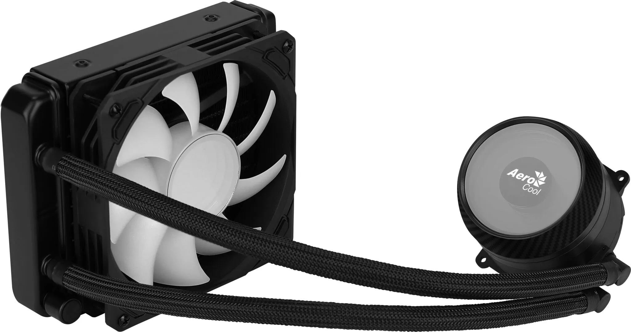 Aerocool MIRAGEL120 CPU Liquid Cooling 12cm ARGB Fan TDP 200W Black