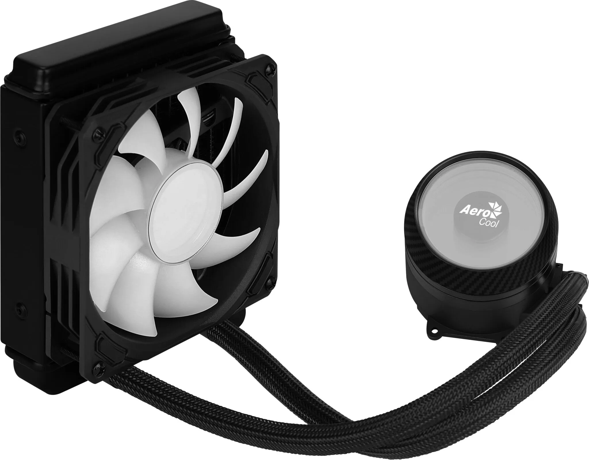 Aerocool MIRAGEL120 CPU Liquid Cooling 12cm ARGB Fan TDP 200W Black