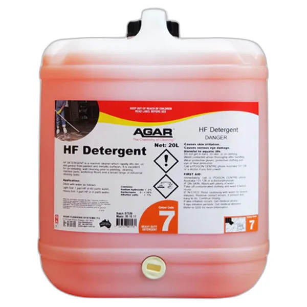 Agar HF Detergent for Painted and Metallic Surfaces