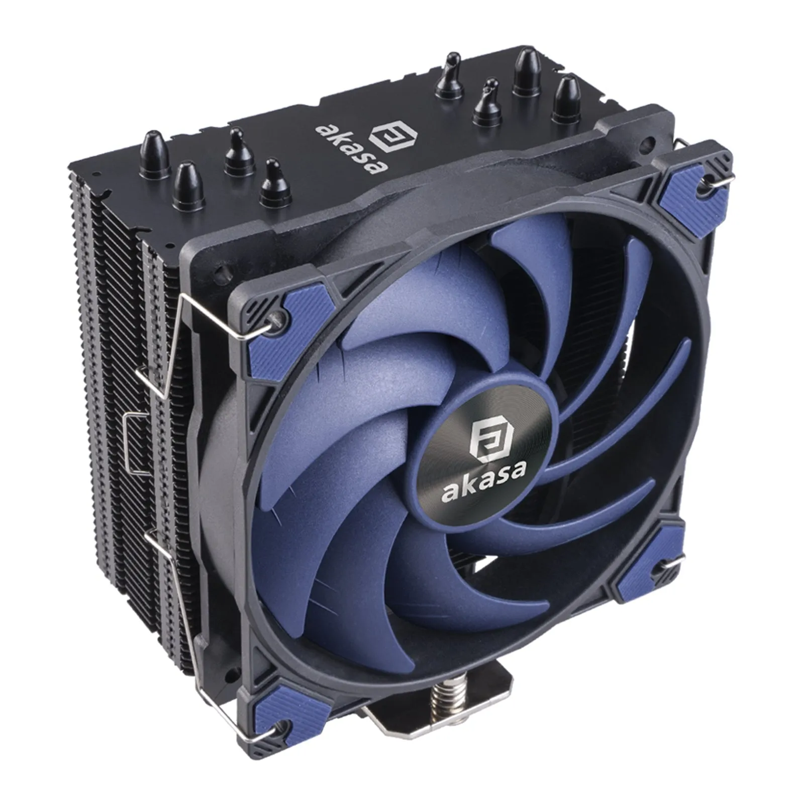 Akasa Alucia H4 Plus Heatsink & Fan, Intel & AMD Sockets, 4-Heatpipe, 12cm PWM Fan, Hydro Dynamic Bearing, 185W TDP