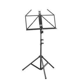 Aluminum Light Music Stand With Bag Black