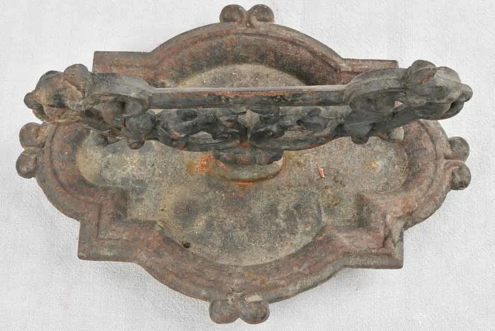 Antique cast iron French shoe scraper