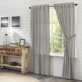 Ashmont Ticking Stripe Panel Set of 2 84x40