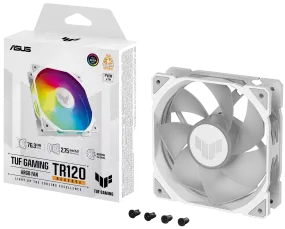 ASUS TUF Gaming TR120 Reverse WHITE 白色 ARGB 12cm Case Fan - Single Pack 單風扇 (TH-ATTR12V)