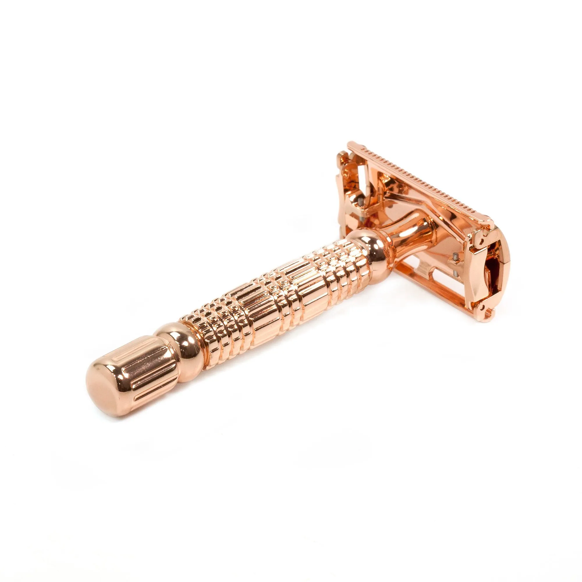 BAILI Butterfly Razor Travel Set with Case, Rose Gold