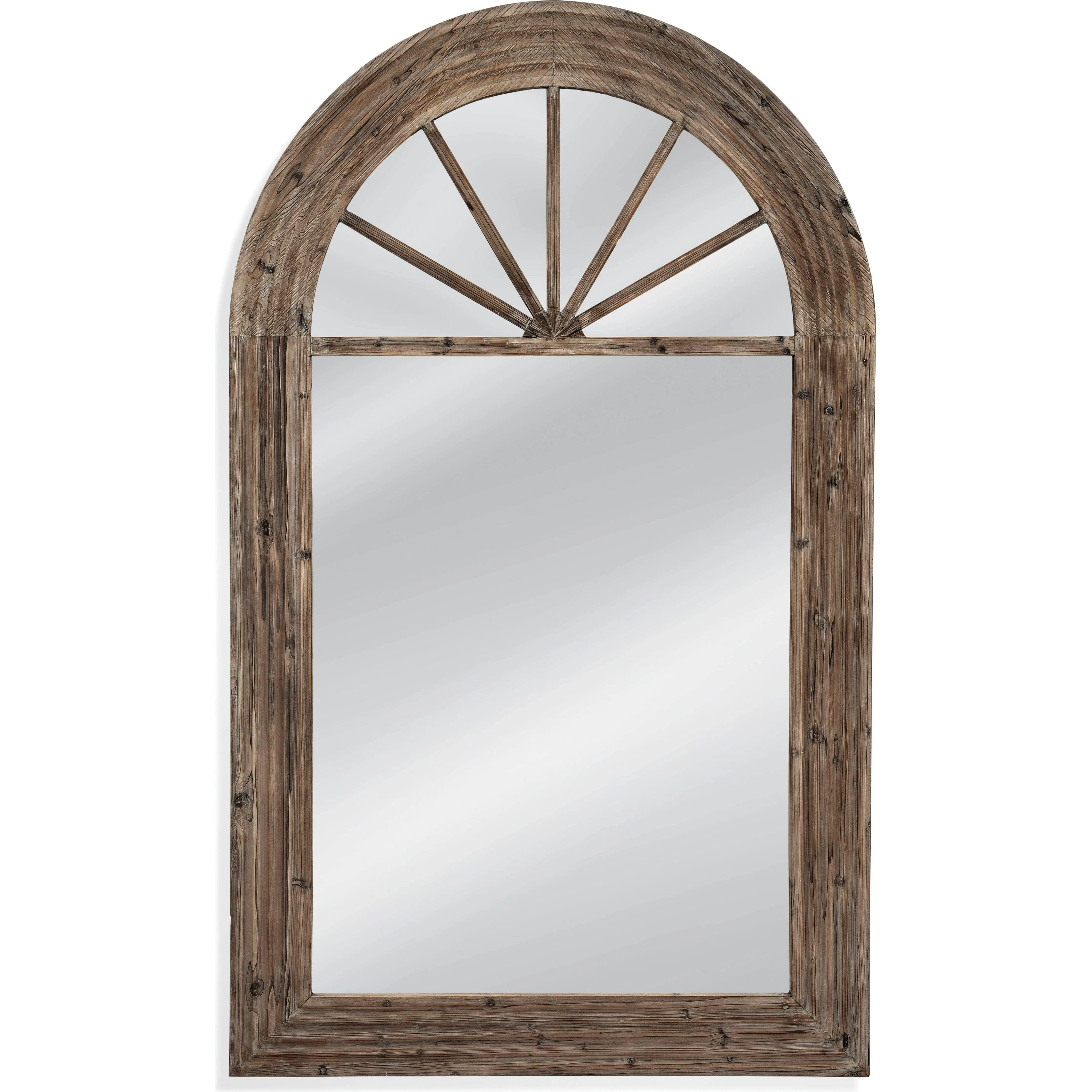 Bassett Mirror View Greige Arch Floor Mirror 48W x 78H