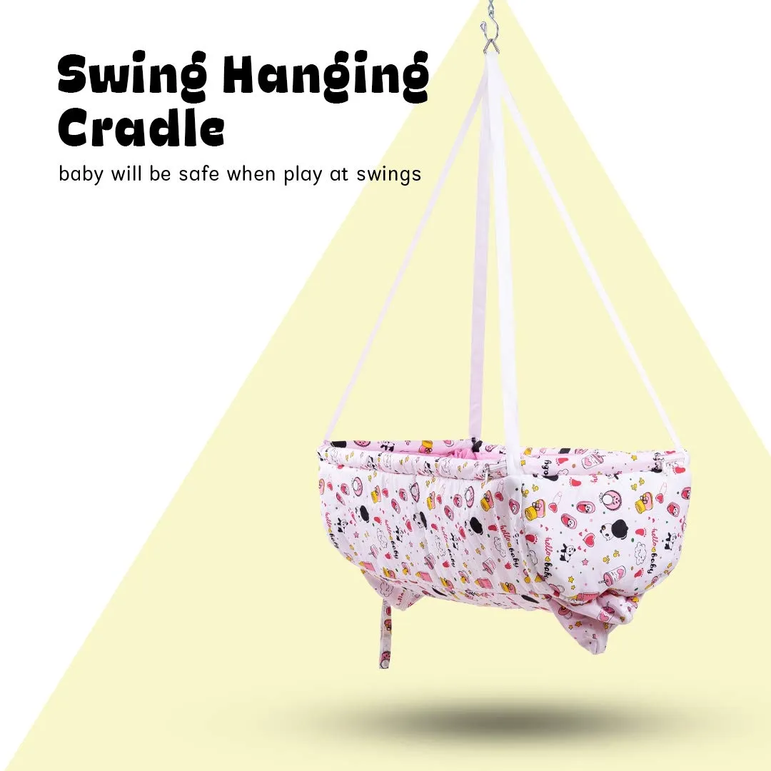 Baybee Newborn Baby Swing Hanging Cradle with Mosquito Net and Spring