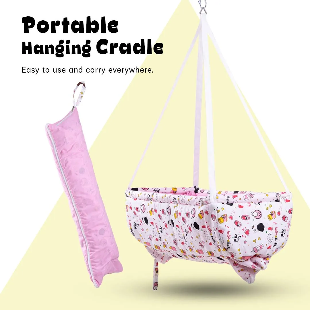 Baybee Newborn Baby Swing Hanging Cradle with Mosquito Net and Spring