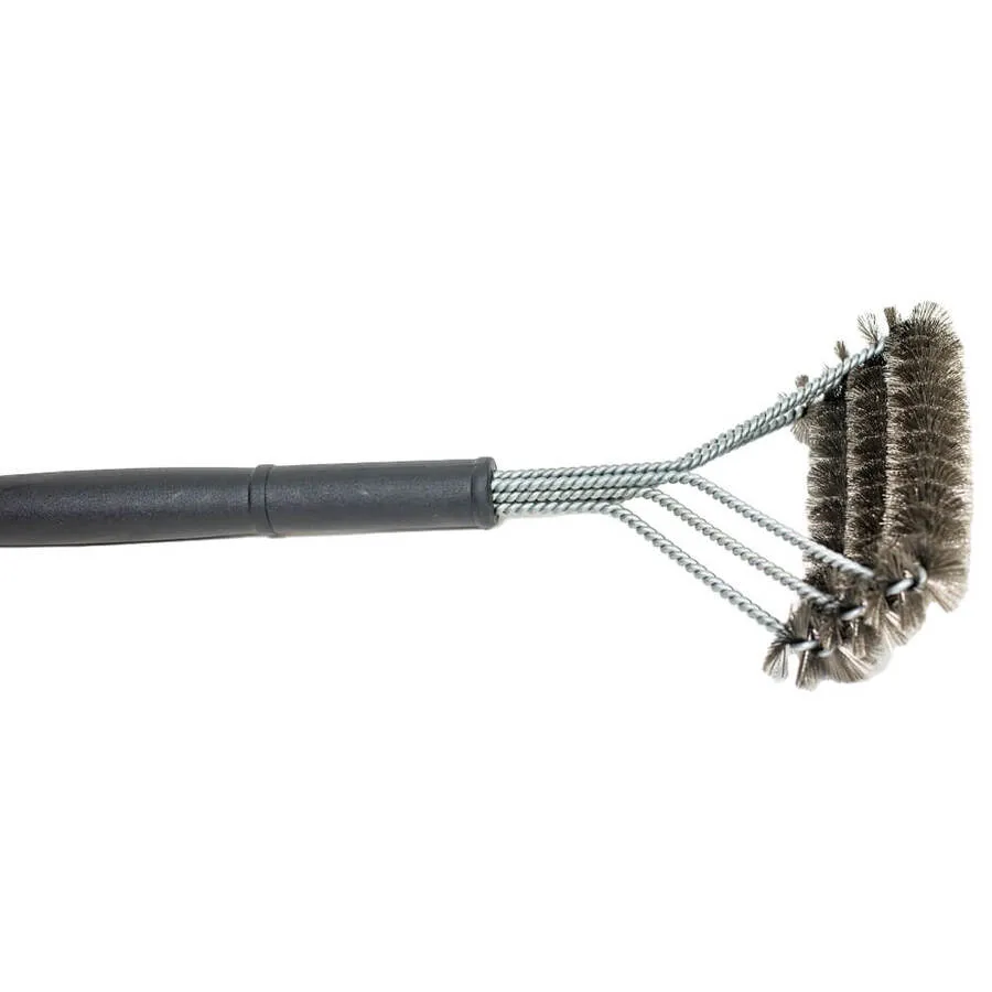 BBQ Grill Brush with Triple Stainless Steel Wire Brush Head Bristles