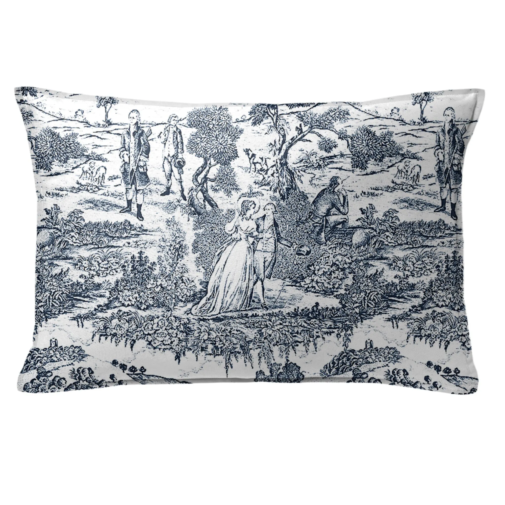 Beau Toile Blue Bedding