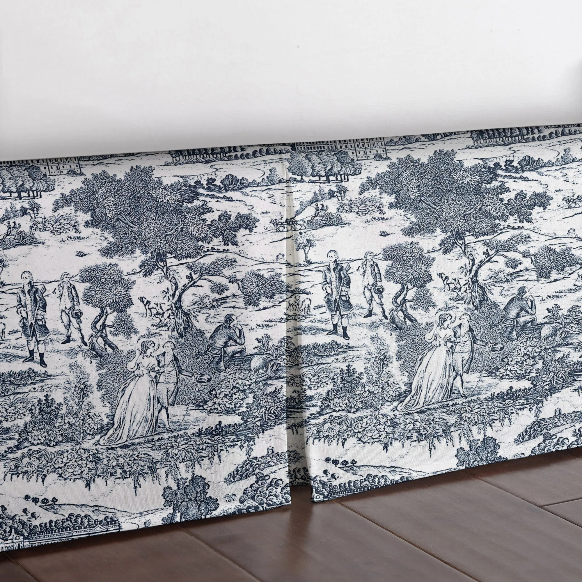 Beau Toile Blue Bedding