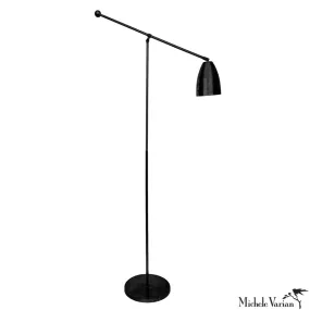 Black Cone Axis Floor Lamp