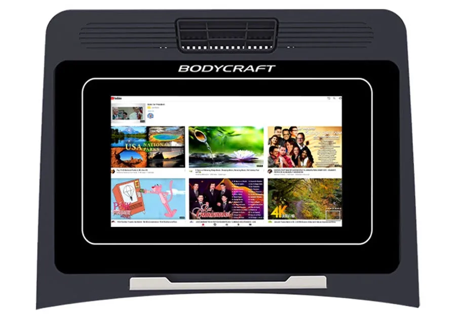 BodyCraft T400-10LCD Series Folding Treadmill w/10" LCD Display