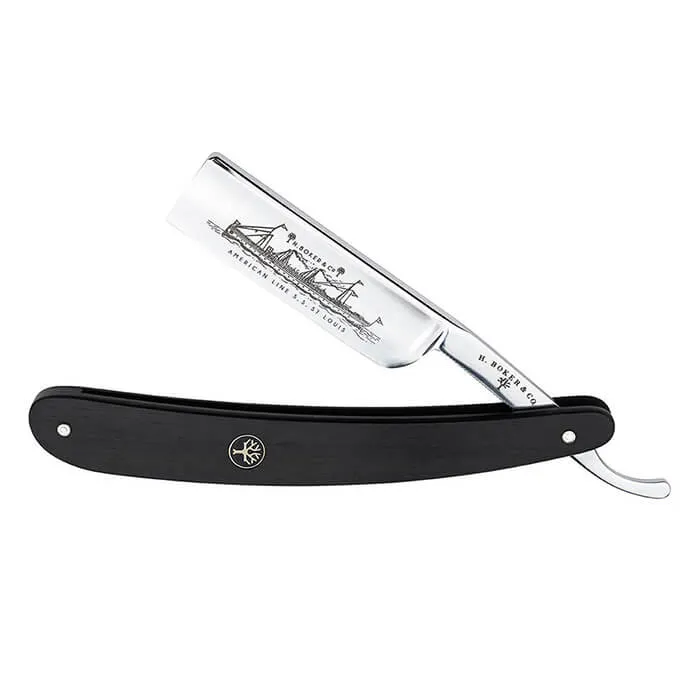 Boker - 6/8 Blade - S.S. Saint Louis Square Point Straight Razor - 140920