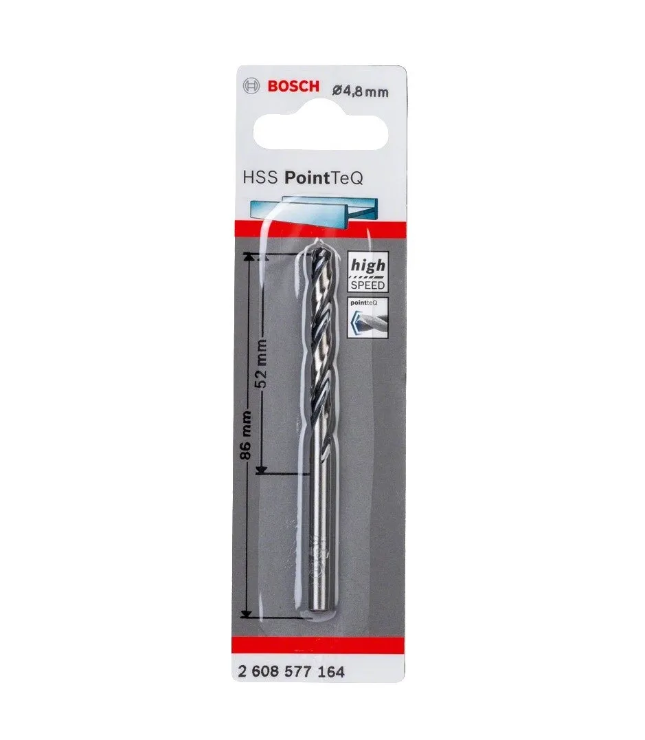 Bosch | Drill Bit HSS PointTeQ 4,8mm 1Pc