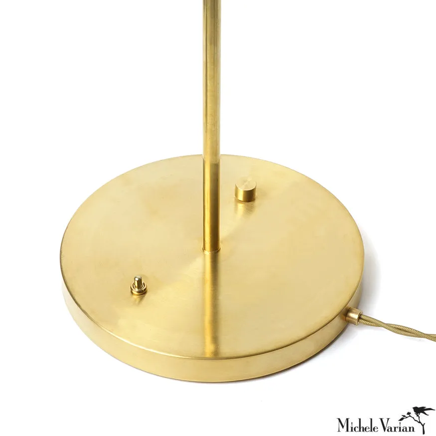 Brass Five Blossom Floor Lamp