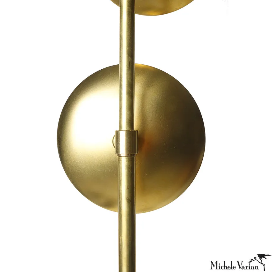 Brass Five Blossom Floor Lamp