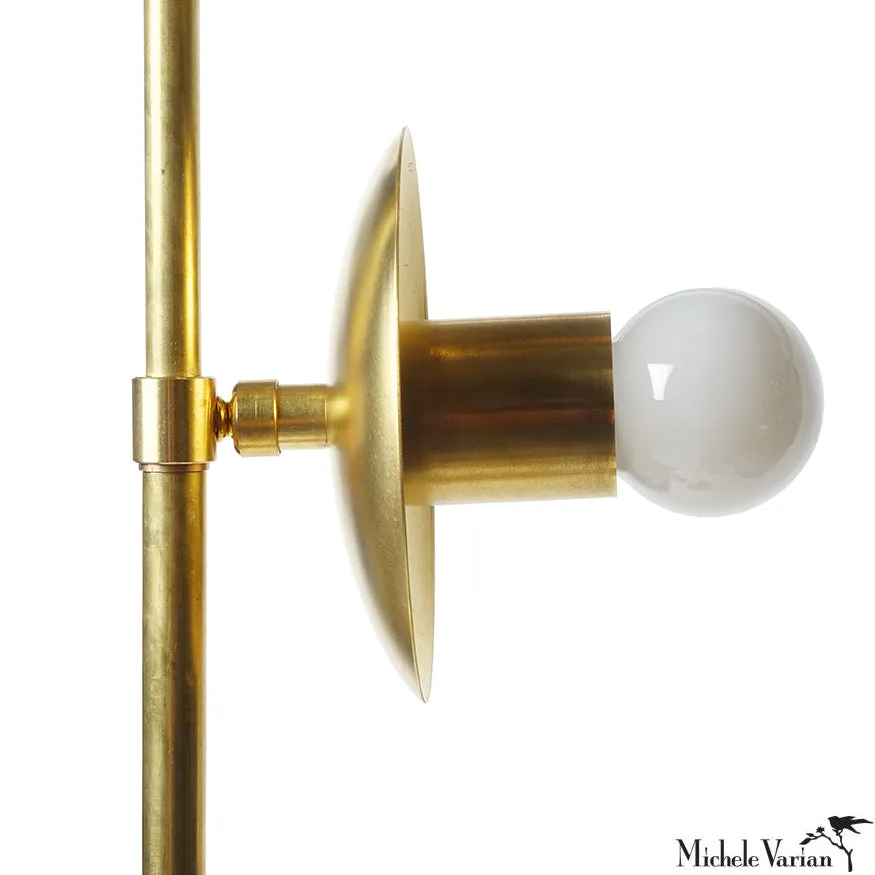 Brass Five Blossom Floor Lamp