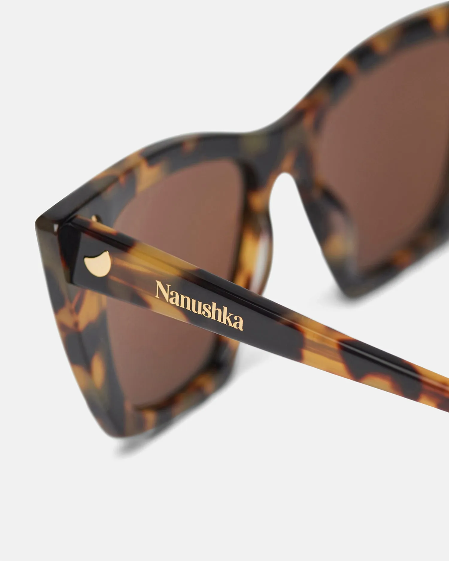 Bruna - Bio-Plastic Sunglasses - Dark Amber