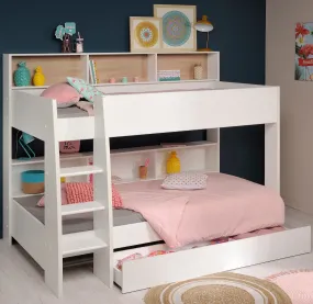 Bunk Bed White with Optional Drawer - Parisot Leo Tam Tam 4