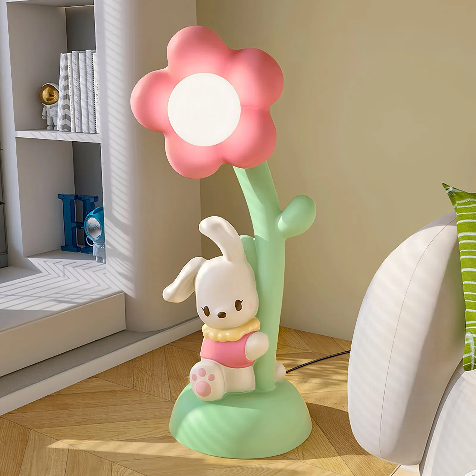 Bunny & Flower Floor Lamp