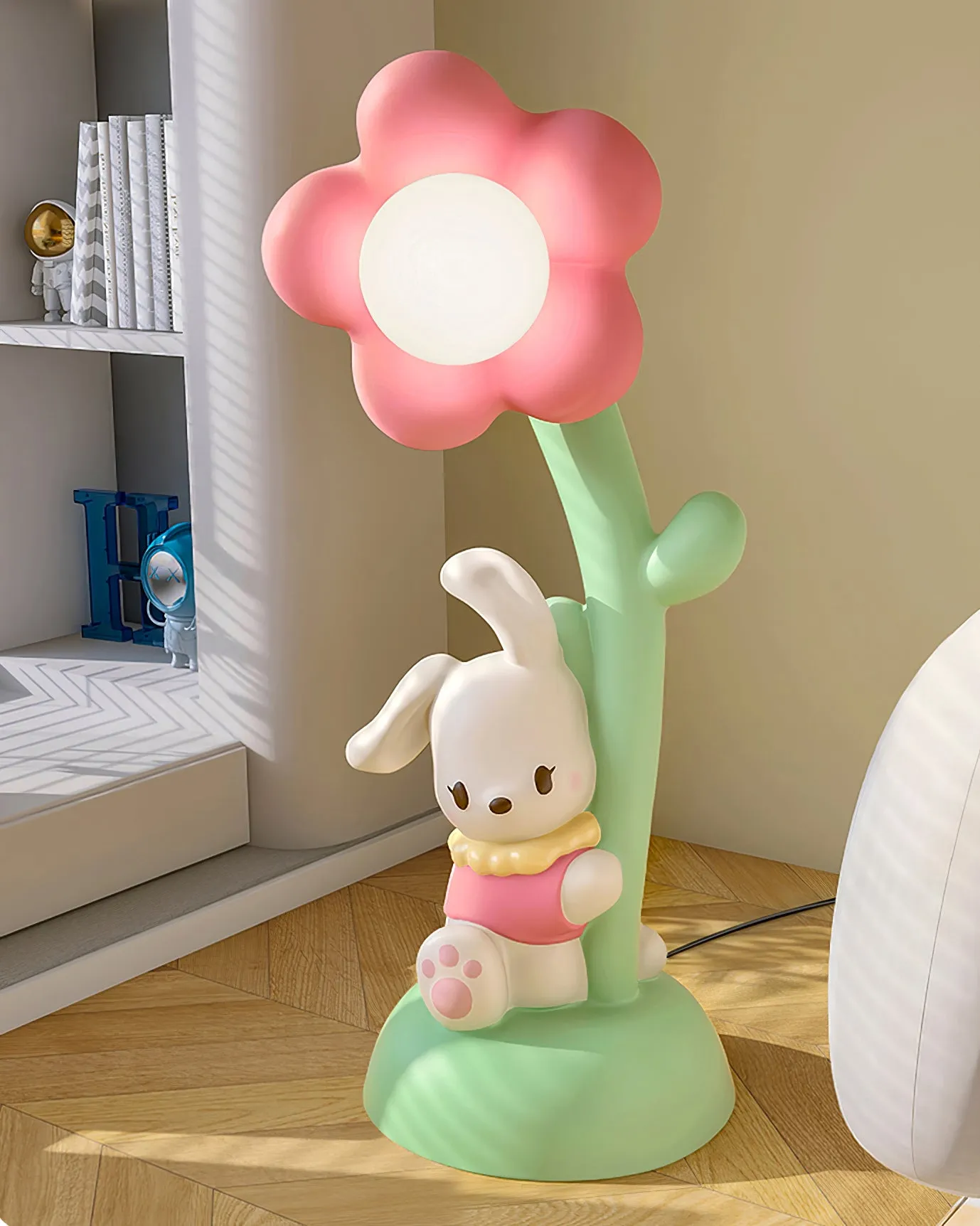 Bunny & Flower Floor Lamp