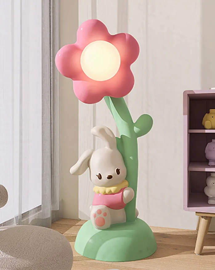 Bunny & Flower Floor Lamp