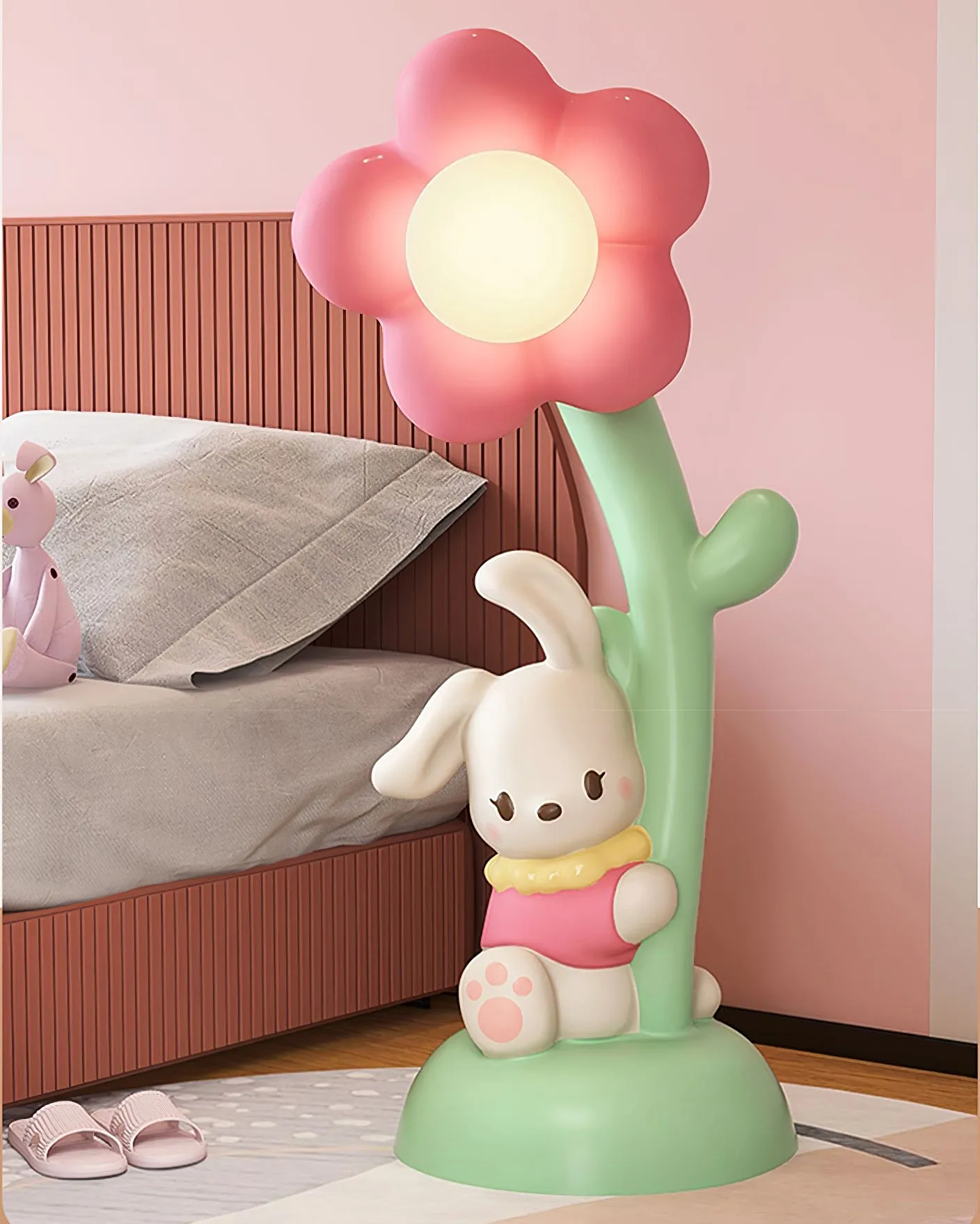 Bunny & Flower Floor Lamp