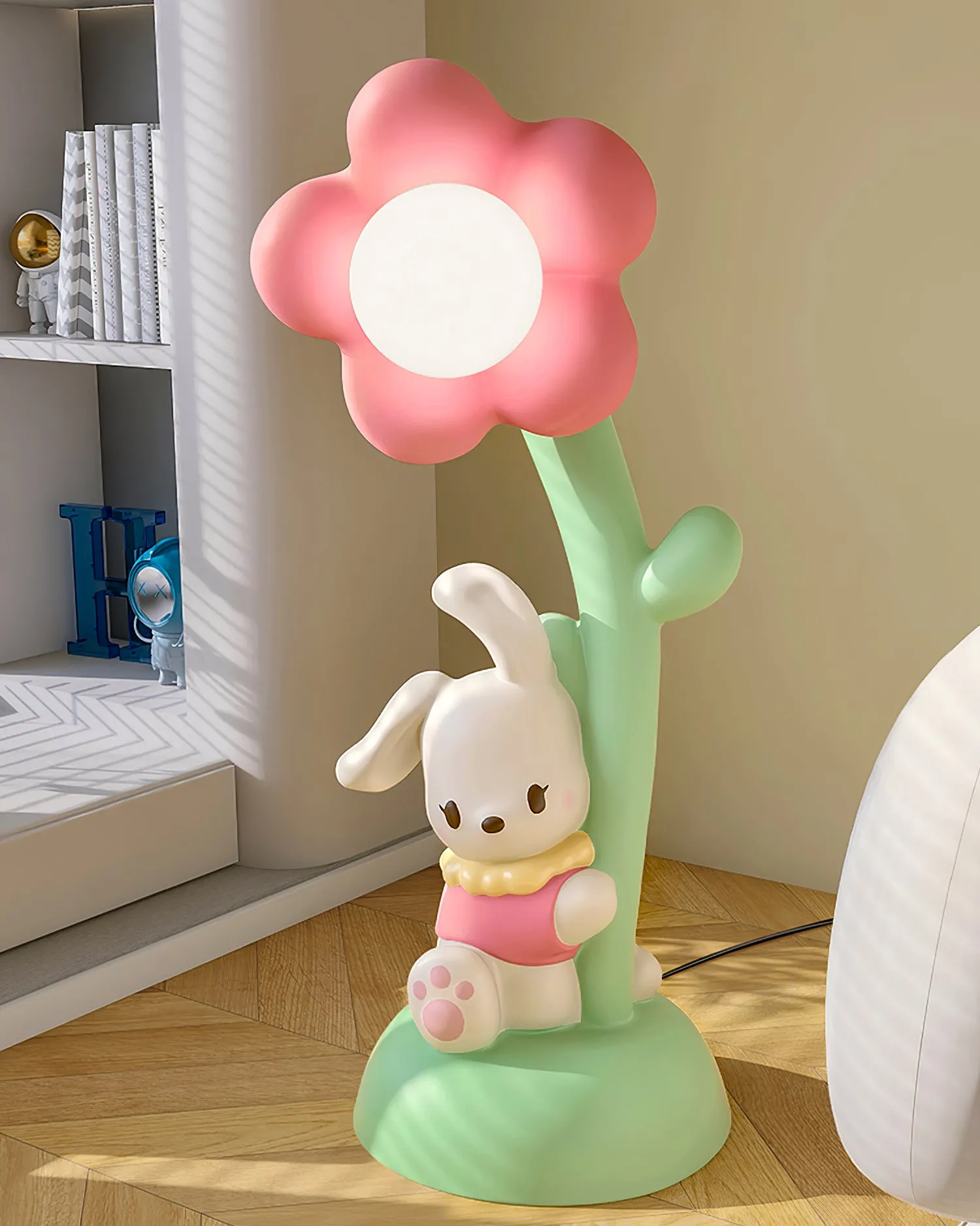 Bunny & Flower Floor Lamp