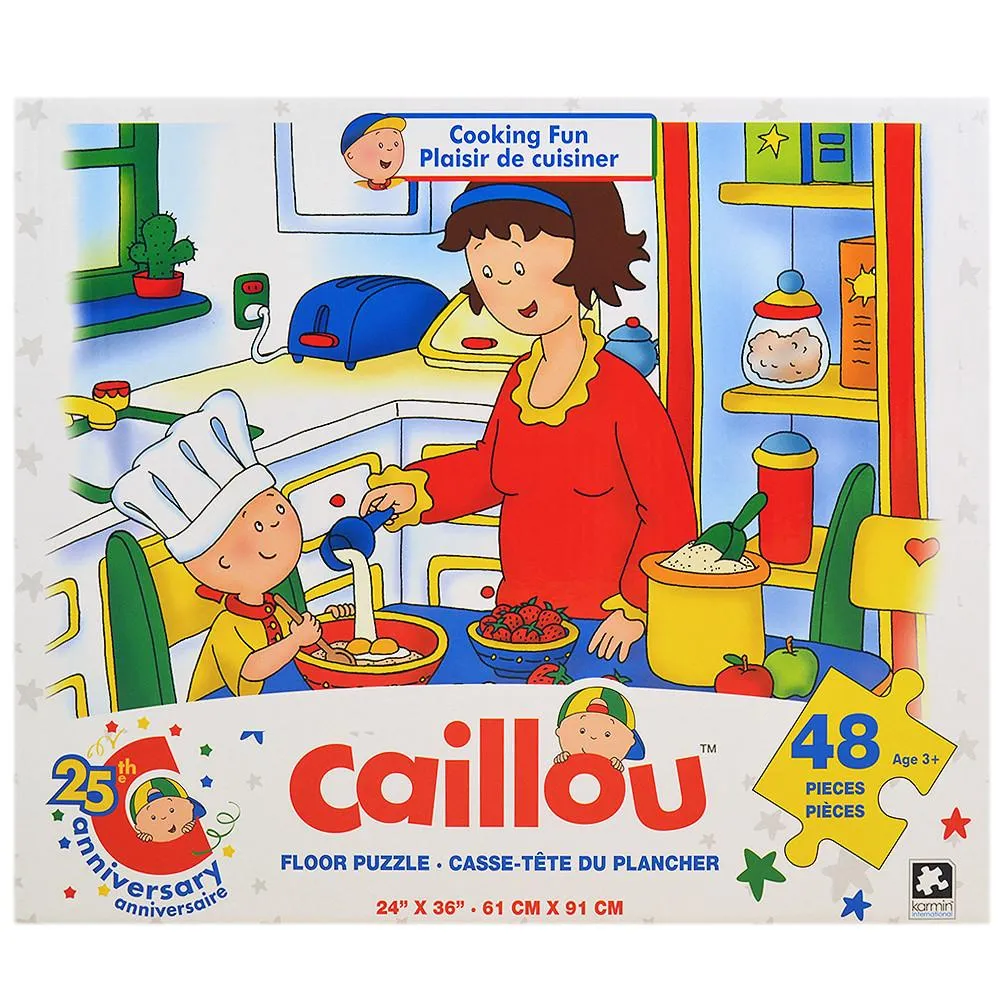 Caillou Floor Puzzle [48 Pieces - Cooking Fun]