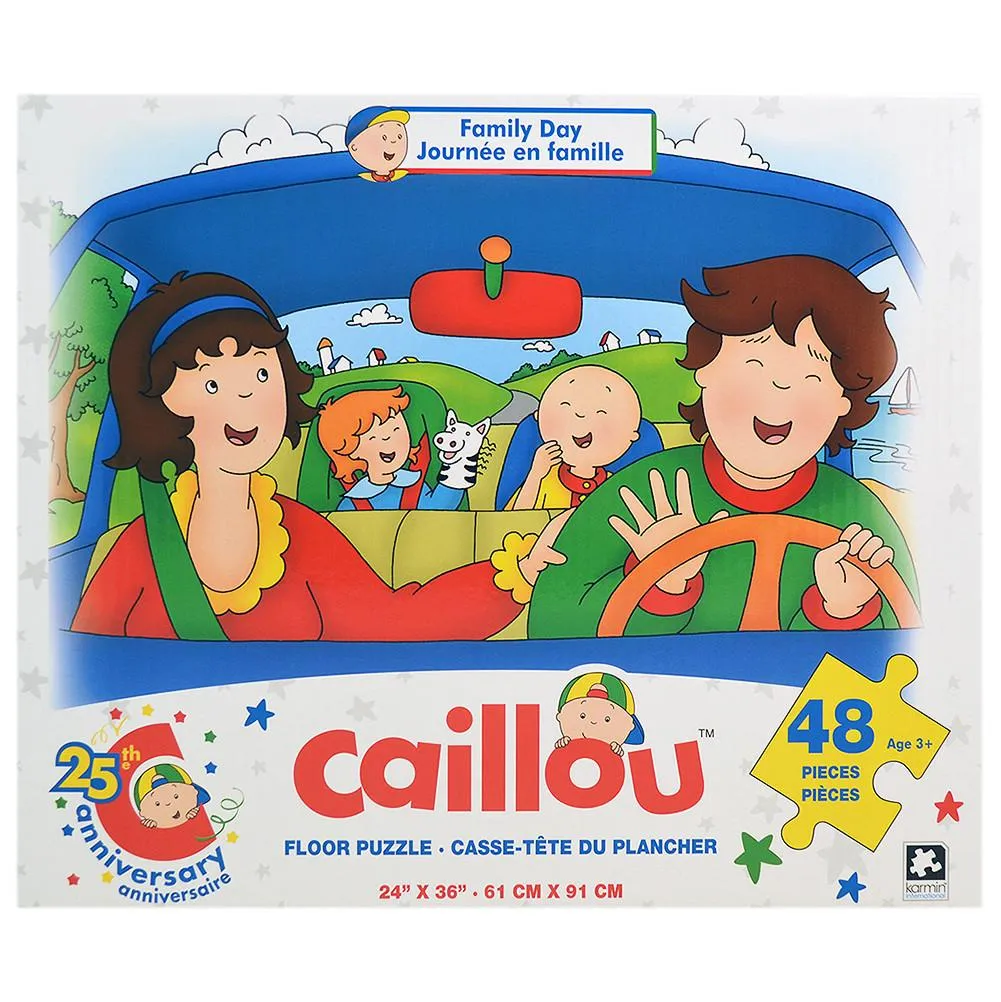 Caillou Floor Puzzle [48 Pieces - Family Day]