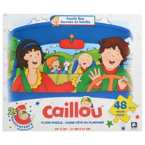 Caillou Floor Puzzle [48 Pieces - Family Day]