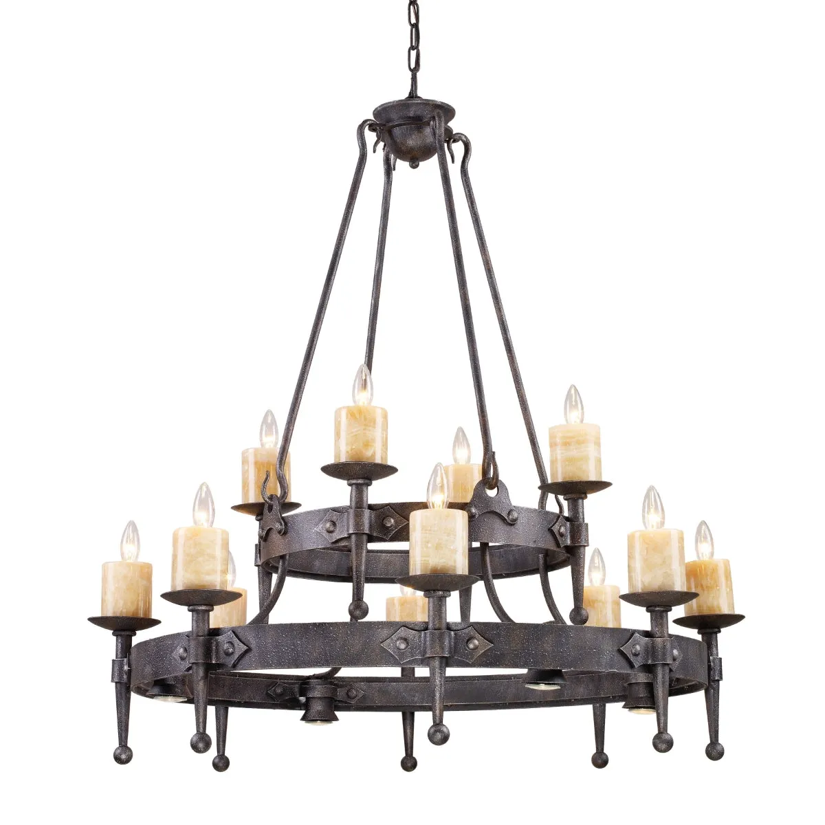 CAMBRIDGE 42'' WIDE 12-LIGHT CHANDELIER