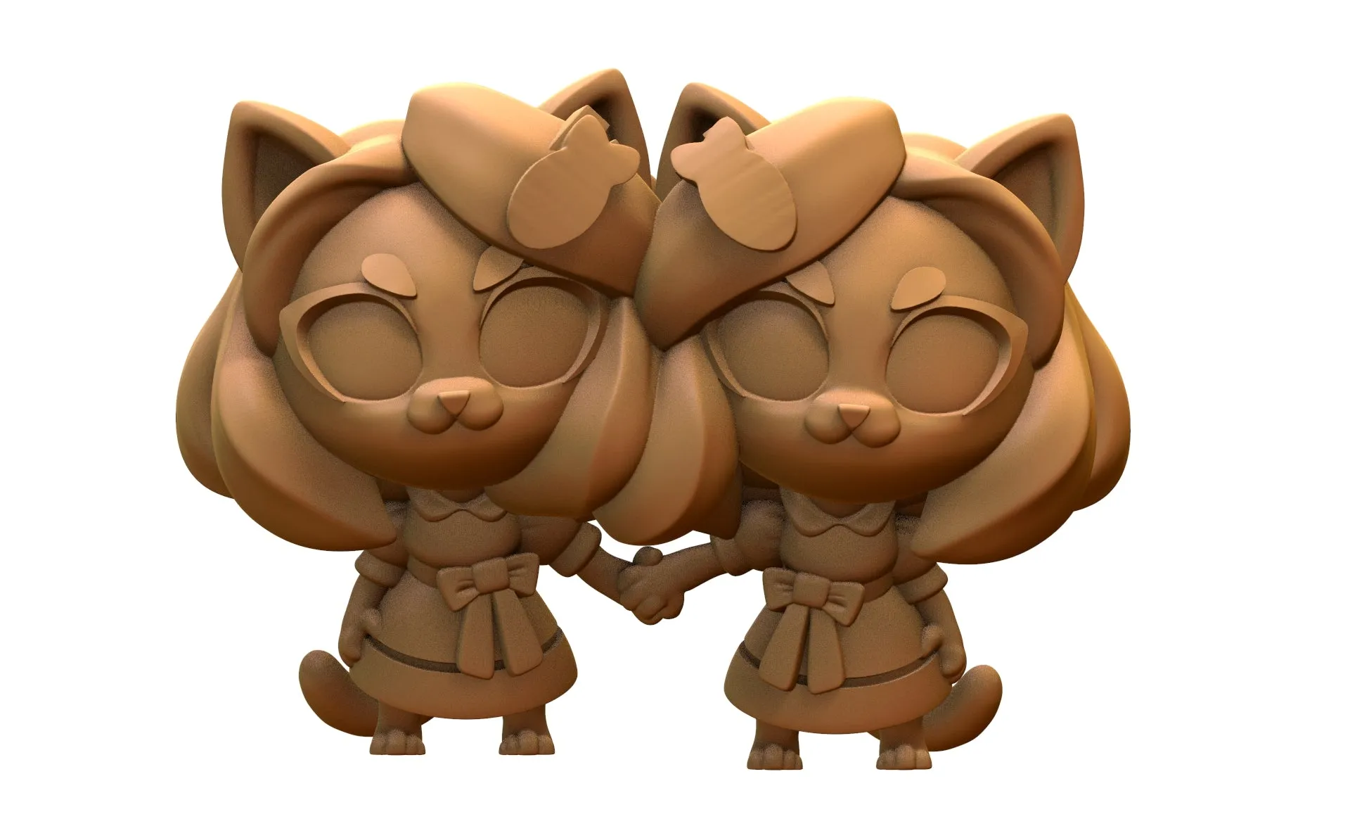 Capsule Chibi - The Meowing Twins